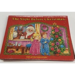 The Night Before Christmas Vintage Book By Brown Watson Czechoslovakia Sales